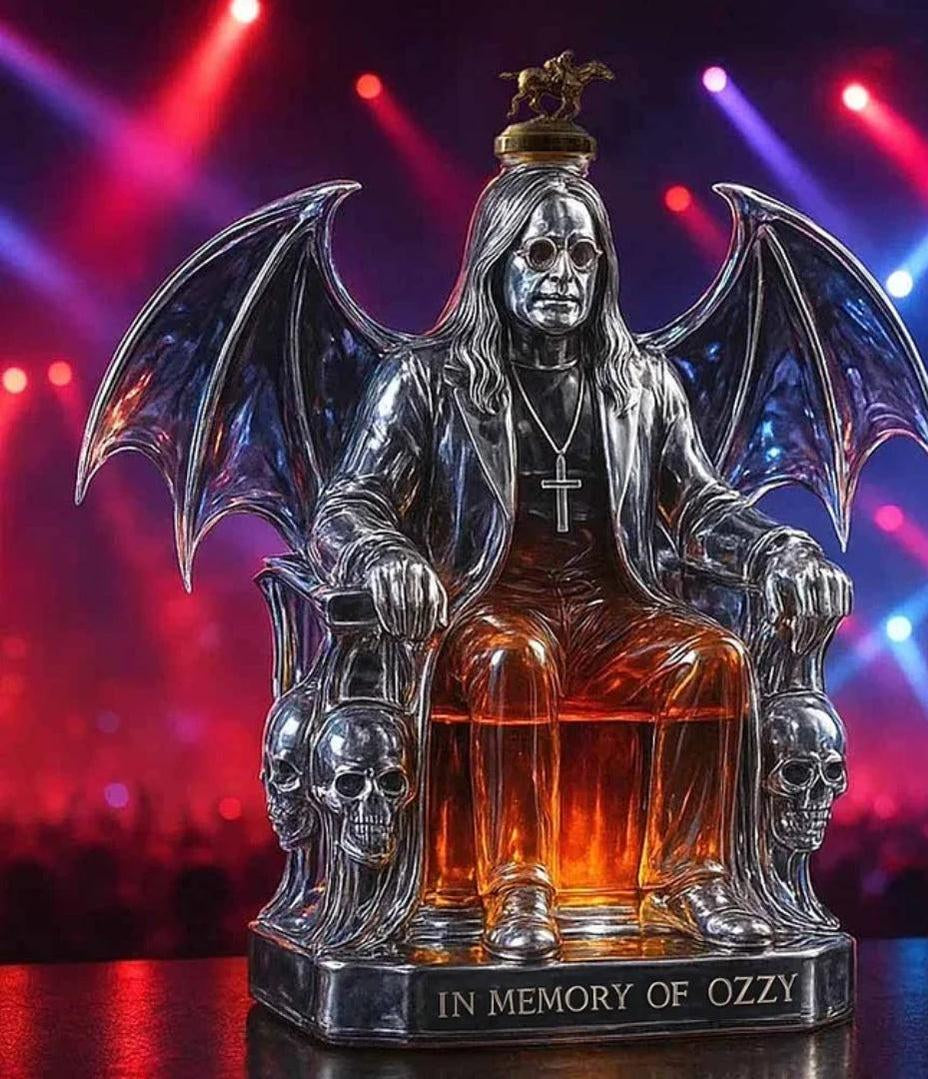 Ozzy Osbourne Throne Whisky Decanter