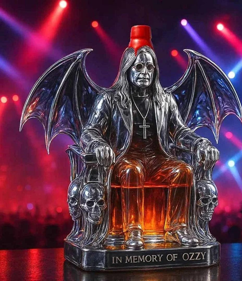 Ozzy Osbourne Throne Whisky Decanter