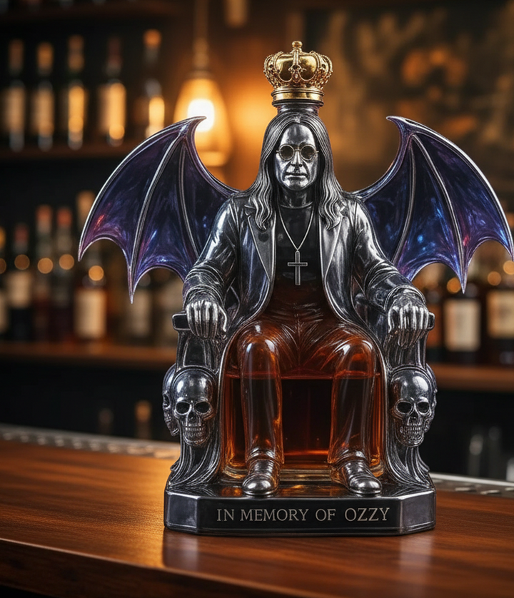 Ozzy Osbourne Throne Whisky Decanter