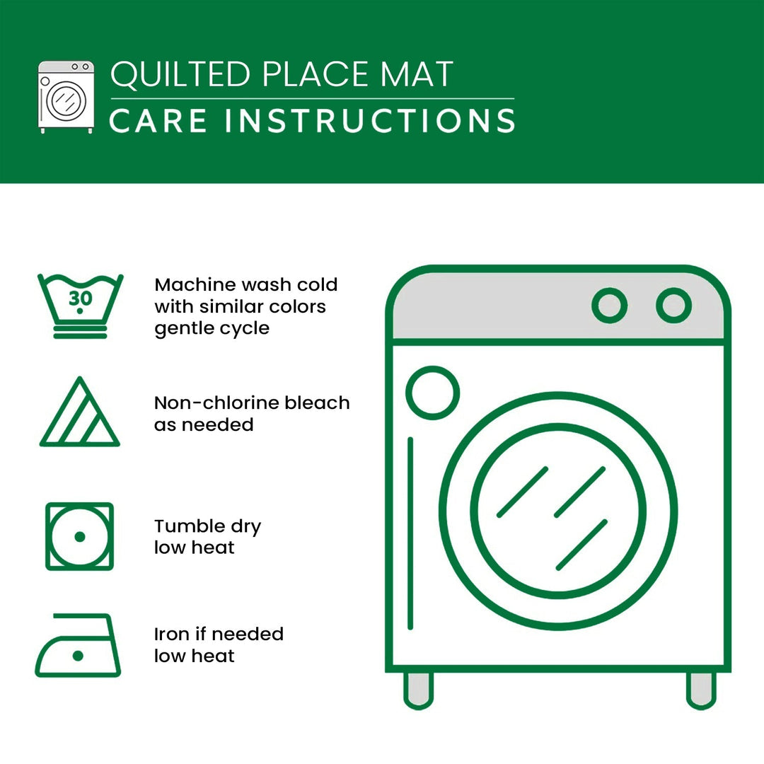 Lemon Glow Sunflower Quilted Placemat NCU0TL092