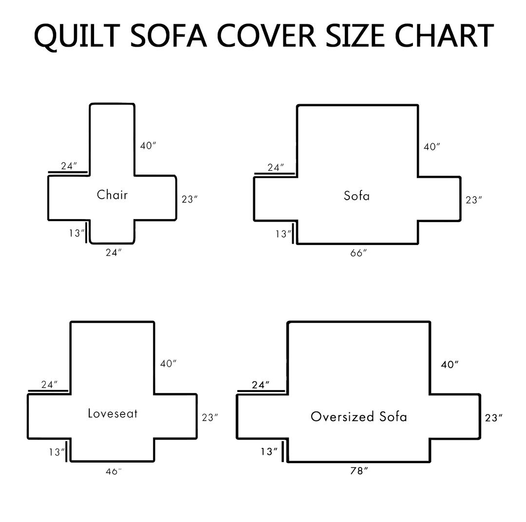 Holiday Spirit Quilted Sofa Cover NCU0NT10937