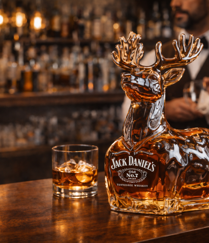 Reindeer Whisky Decanter