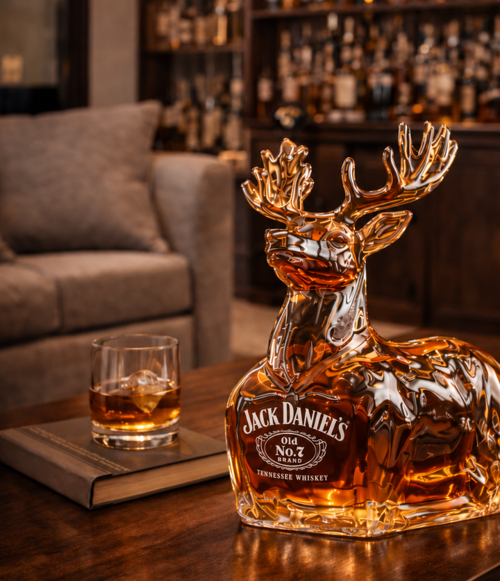 Reindeer Whisky Decanter