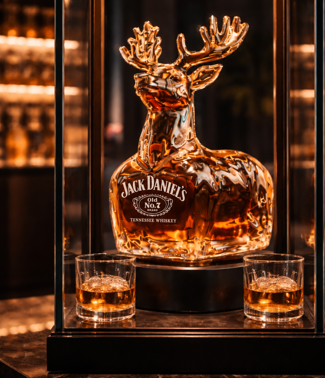 Reindeer Whisky Decanter