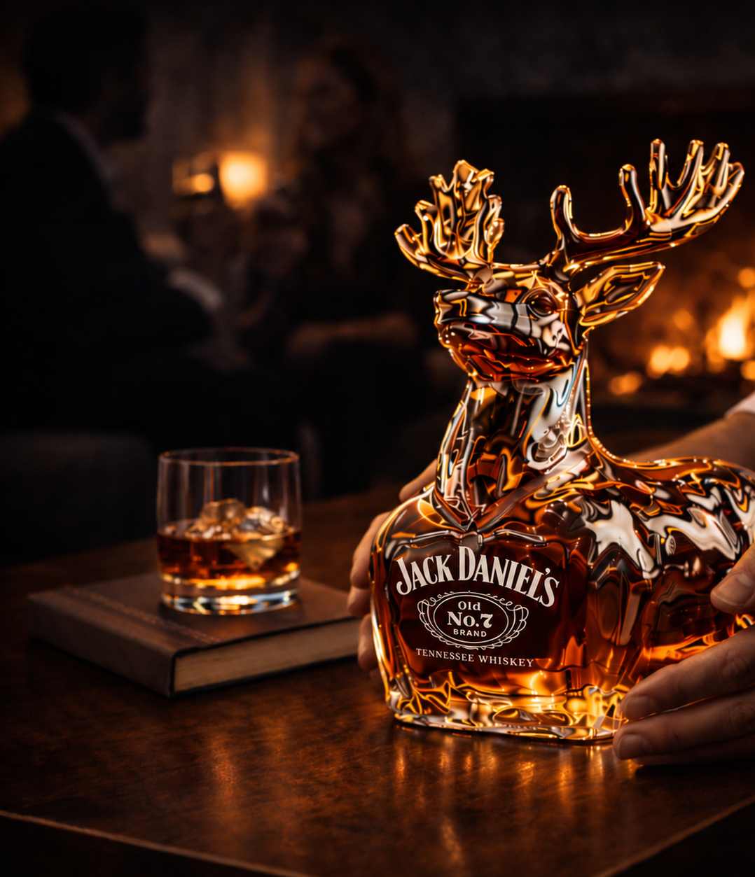 Reindeer Whisky Decanter