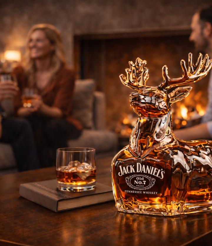 Reindeer Whisky Decanter