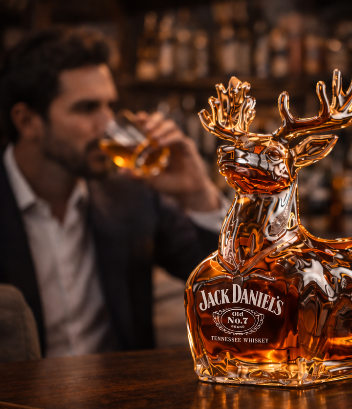 Reindeer Whisky Decanter
