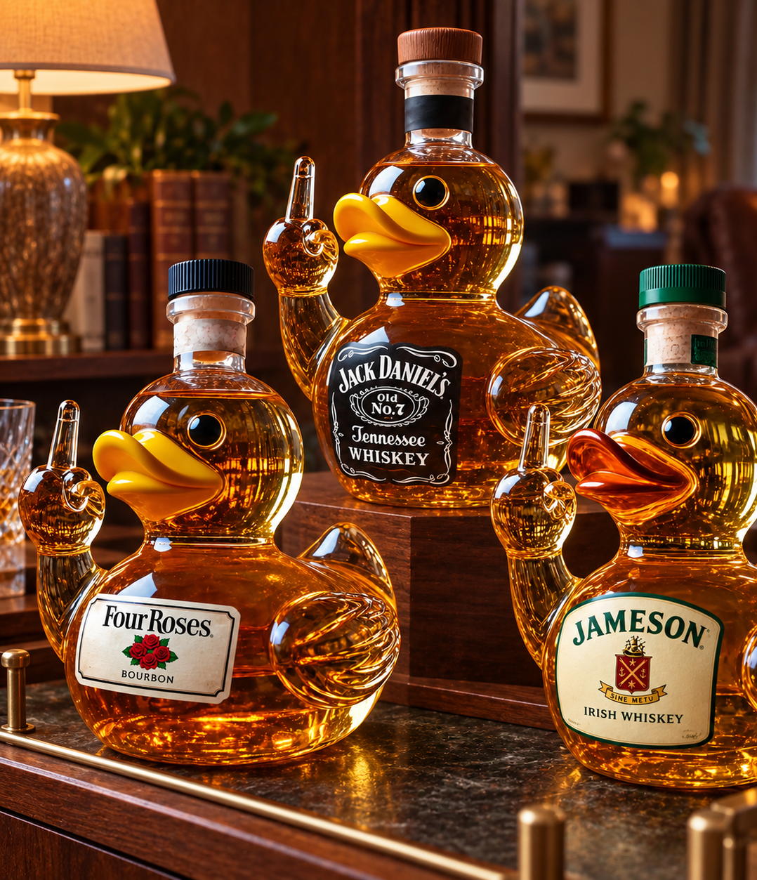 Rubber Duck Whisky Decanter