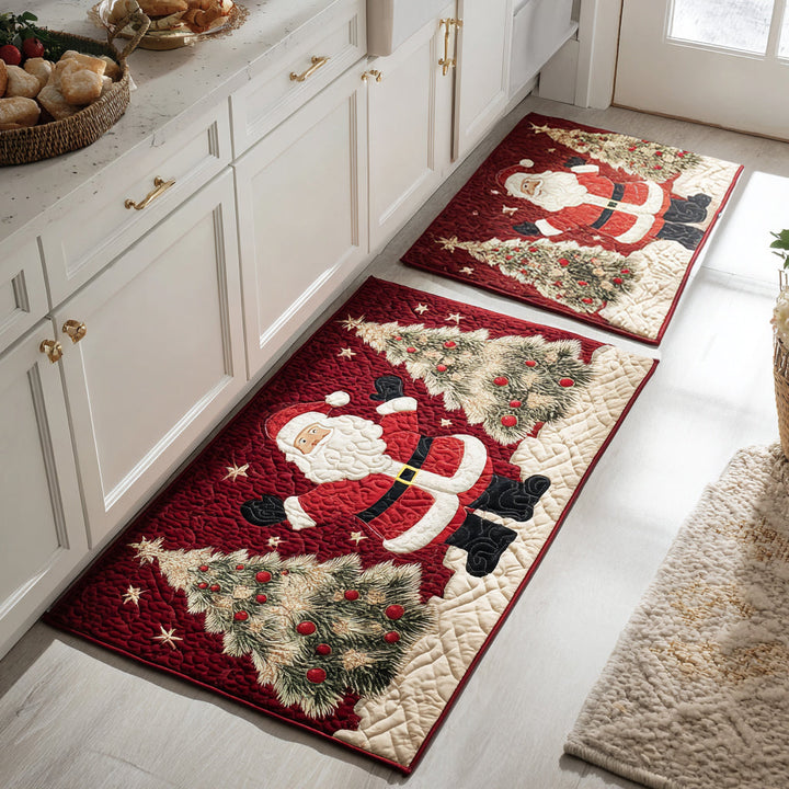 Santa Parade Kitchen Area Rug NCU0DV8496