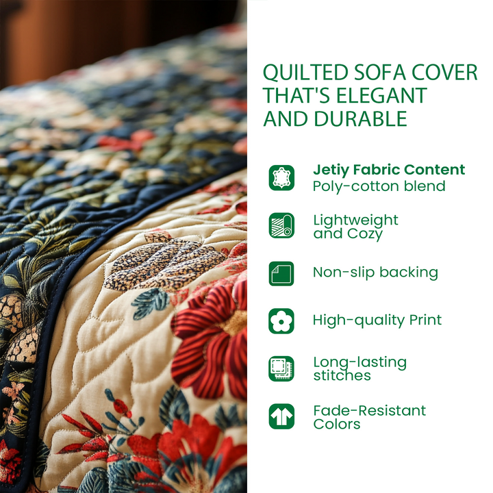 The Story Hoard Quilted Sofa Cover NCU0PT9952