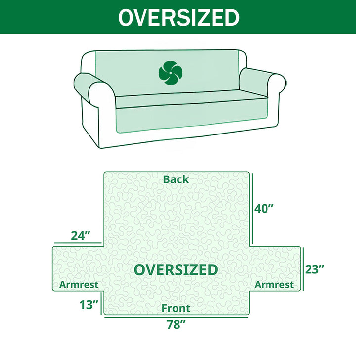 Rustic Paw Charm Quilted Sofa Cover NCU0PT10900