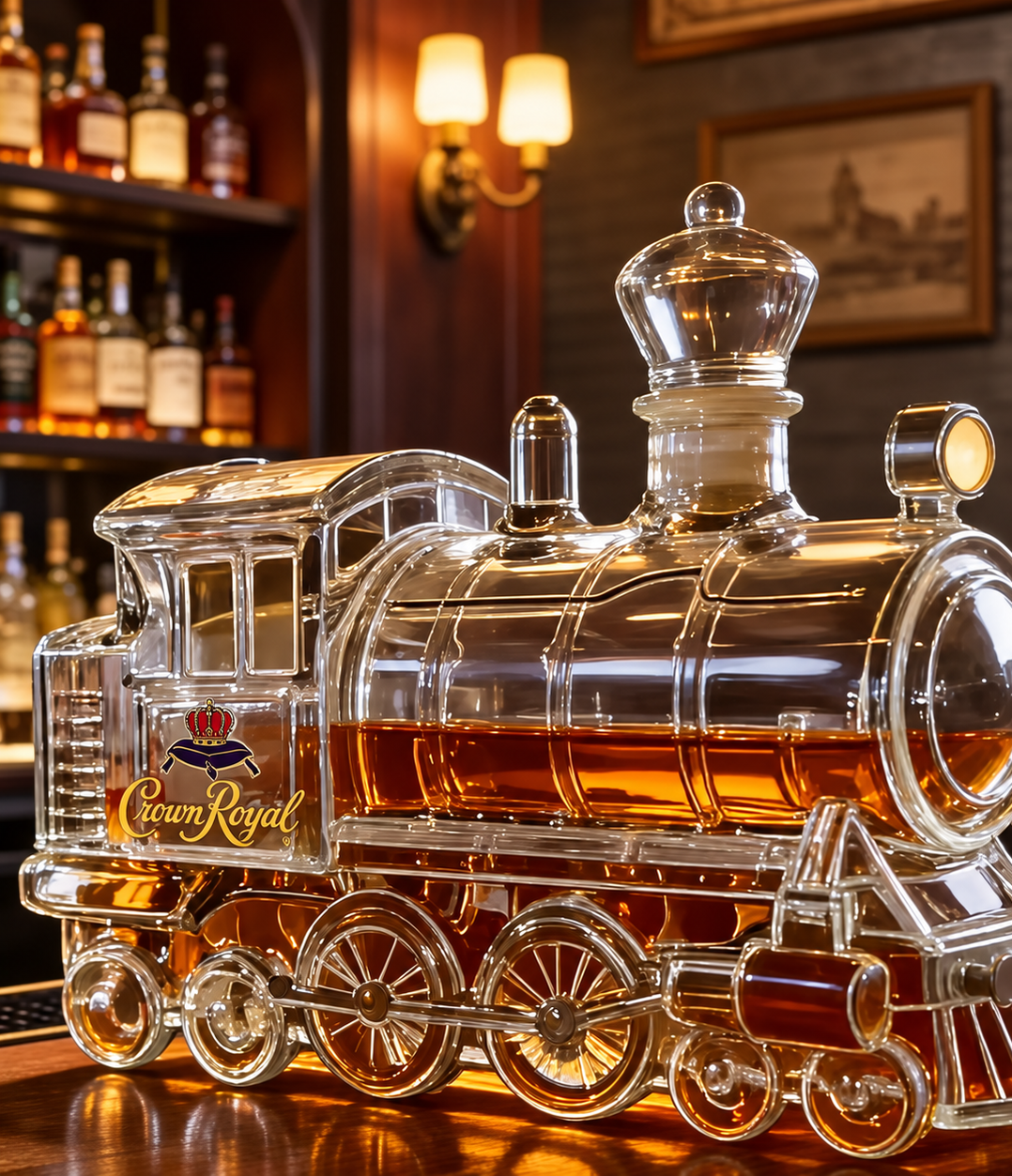Steam Locomotive Whisky Decanter
