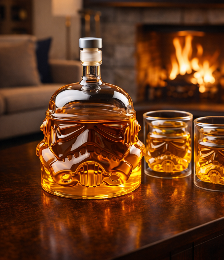 Stormtrooper Helmet Whisky Decanter & Glasses Set