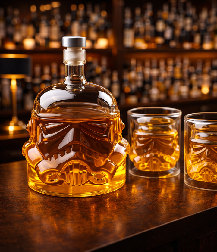 Stormtrooper Helmet Whisky Decanter & Glasses Set
