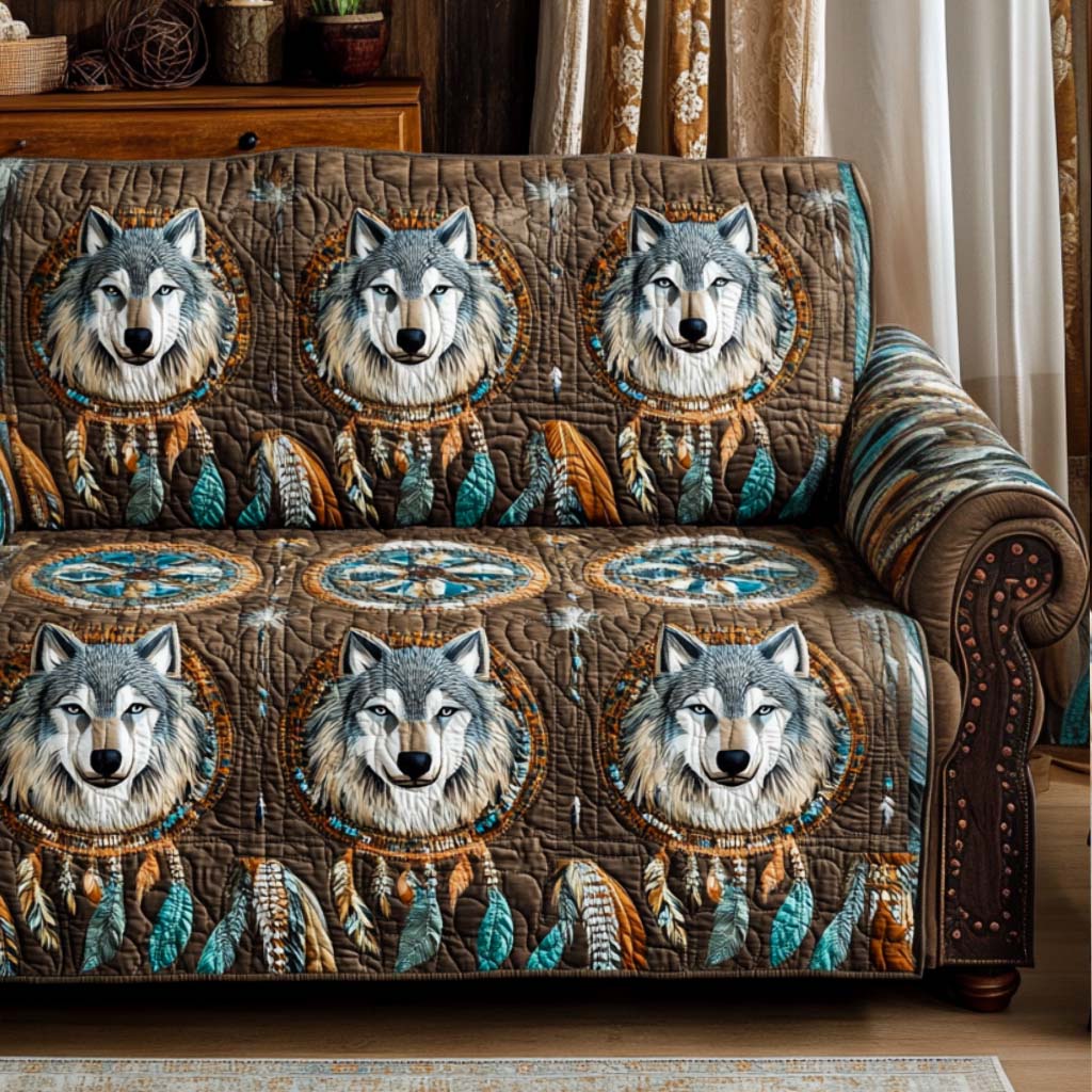 Native Quilted Sofa Cover NCU0VT284