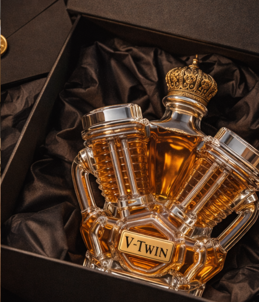 V-Twin Engine Whisky Decanter