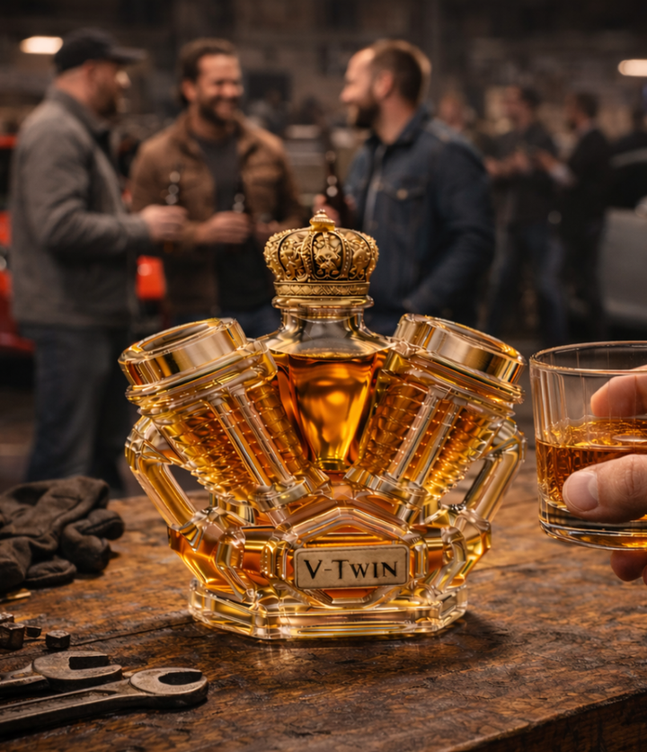V-Twin Engine Whisky Decanter