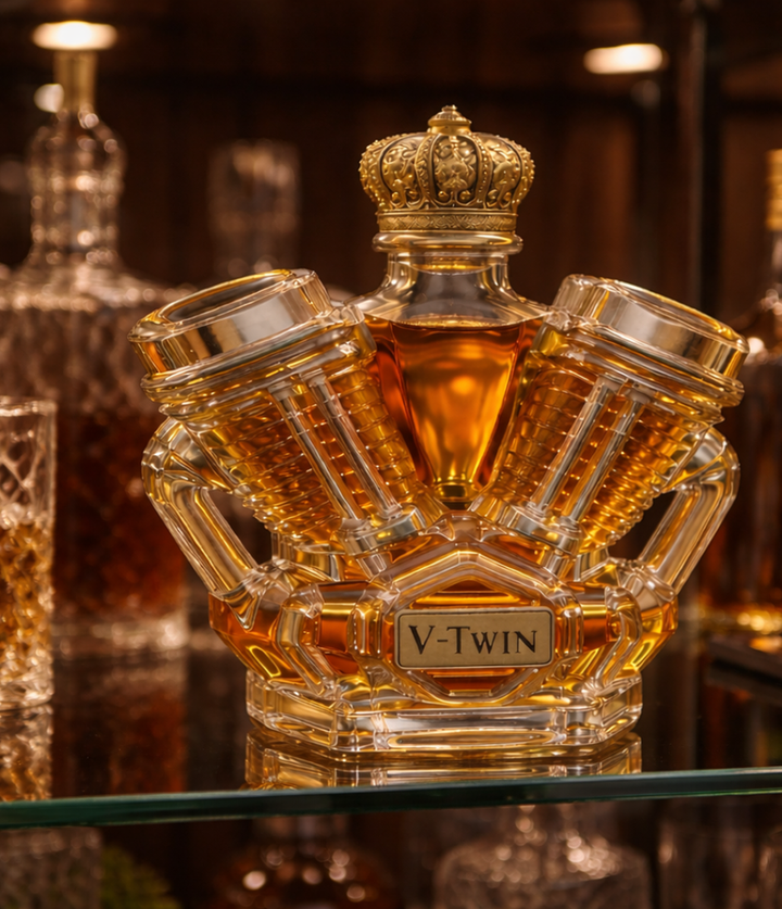 V-Twin Engine Whisky Decanter