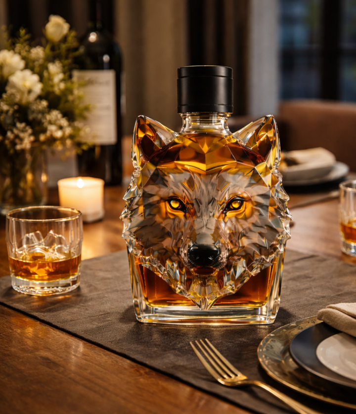 Wolf Head Whisky Decanter