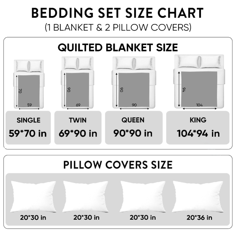 Blossom Haven 3-Piece Quilted Bedding Set NCU0VH4567